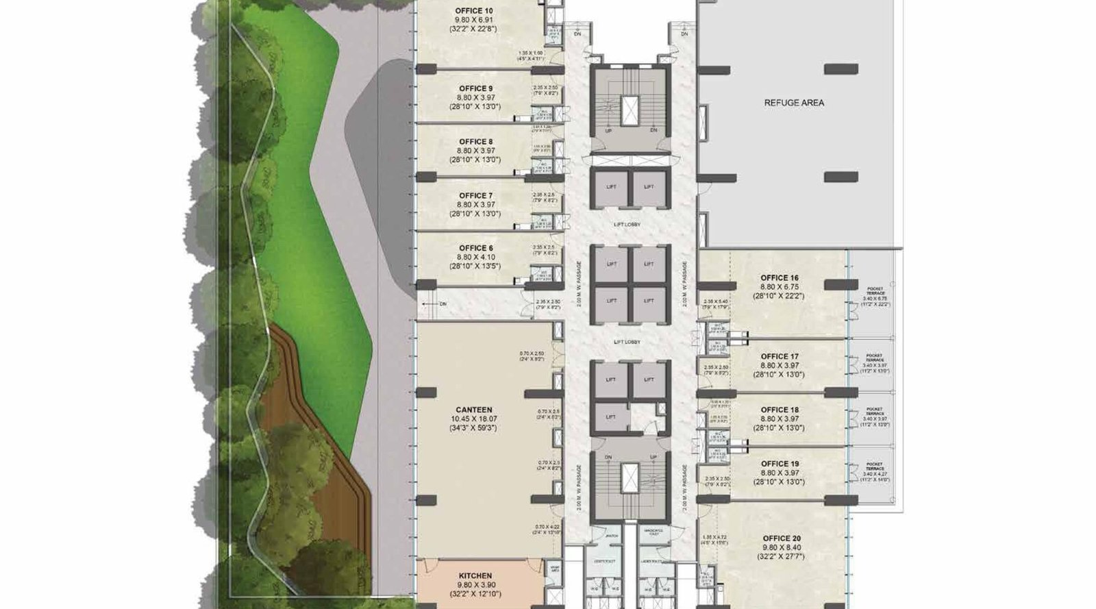 Kalpataru-Summit-Floor-Plan-10th-Podium